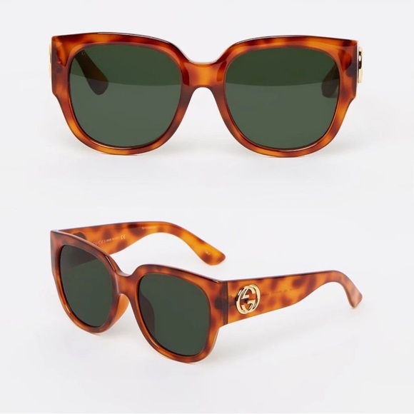 Gucci Tortoise Shell Sunglasses - Picture 15 of 16